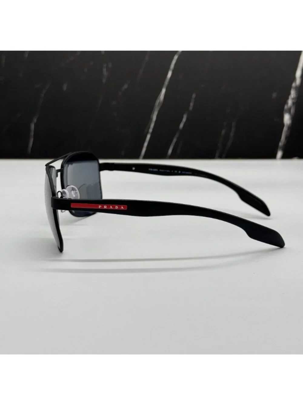 Prada Linea Rossa PS51VS DG05Z1 Men Black Gray Sport Sunglasses Authentic NEW